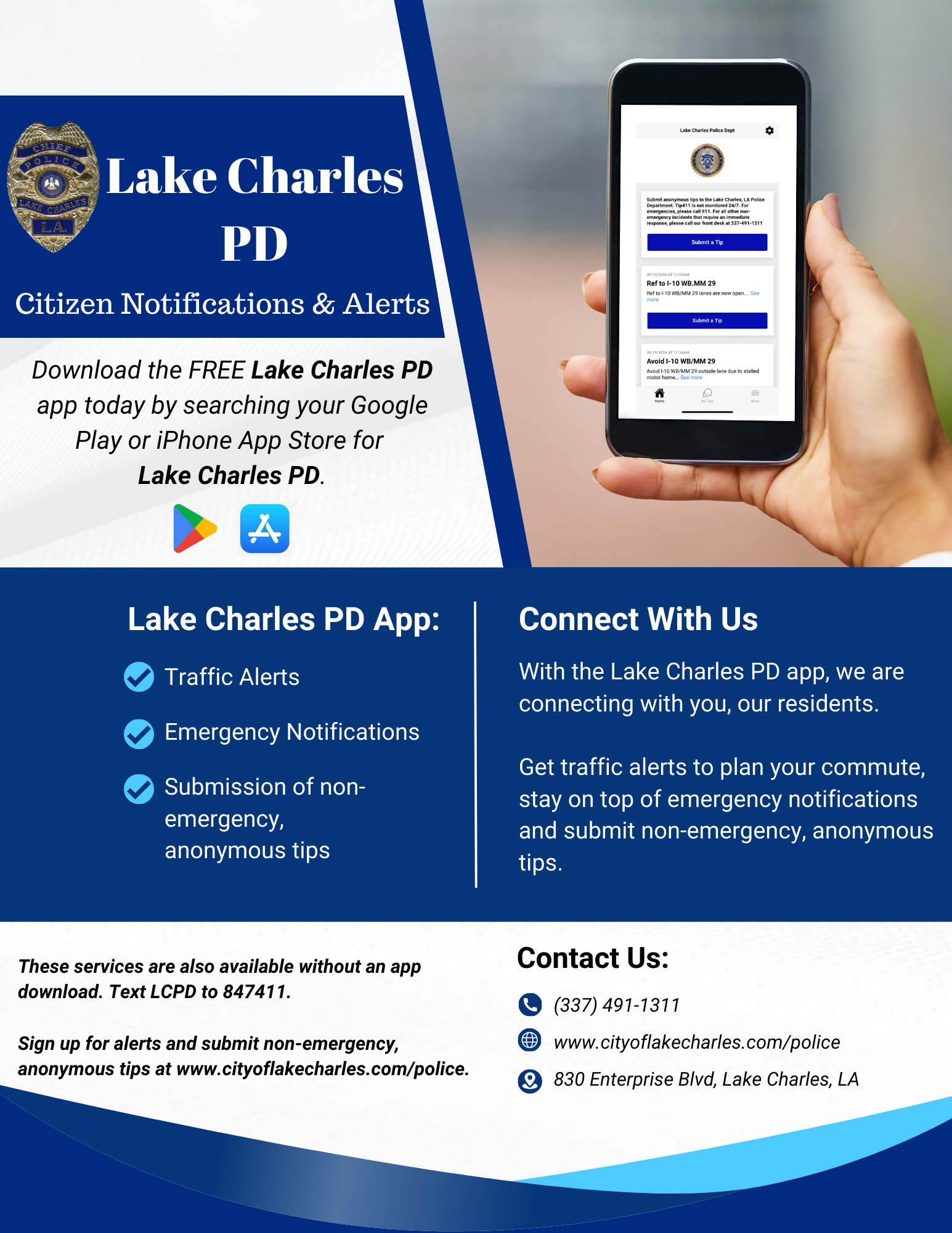 Lake Charles PD App